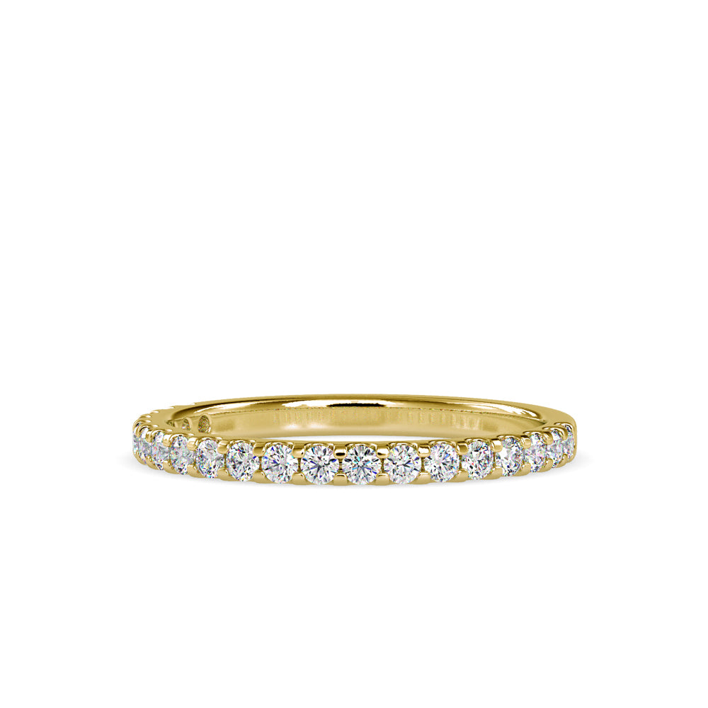 Timeless Brilliance: Semi Eternity Diamond Wedding Band Audiam