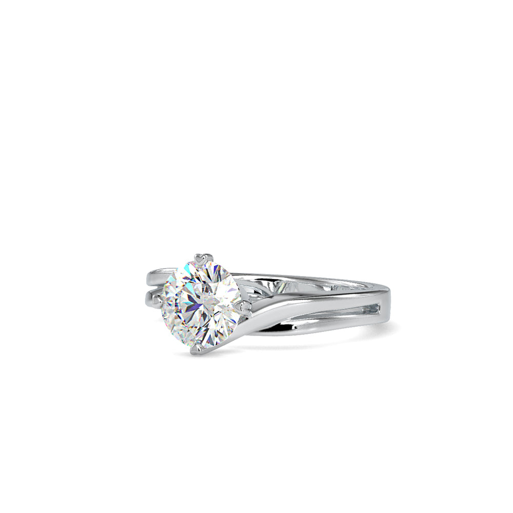 Embrace of Radiance: The Dual-Hold Diamond Solitaire Ring Audiam