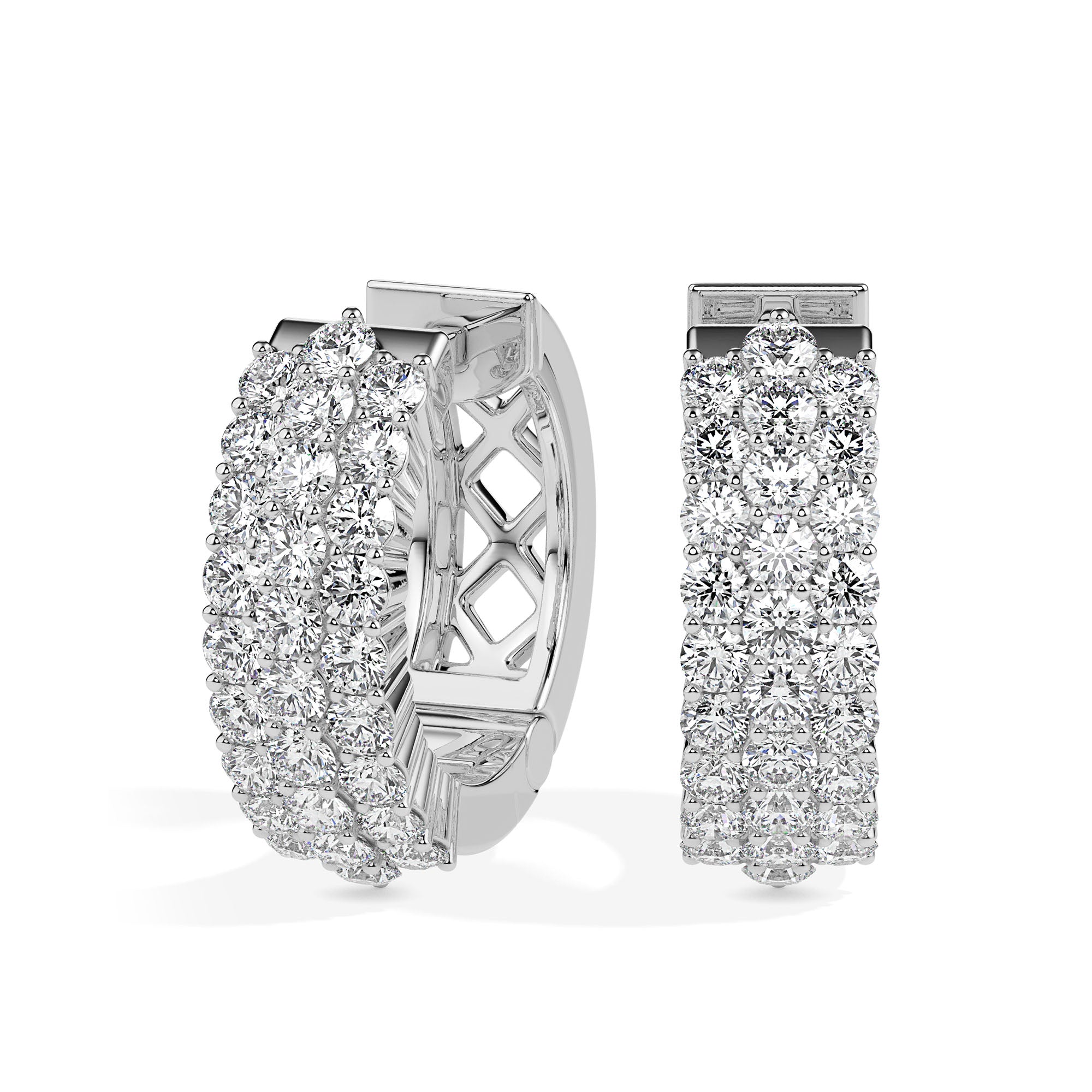 Starlight Pave Diamond Earrings Audiam