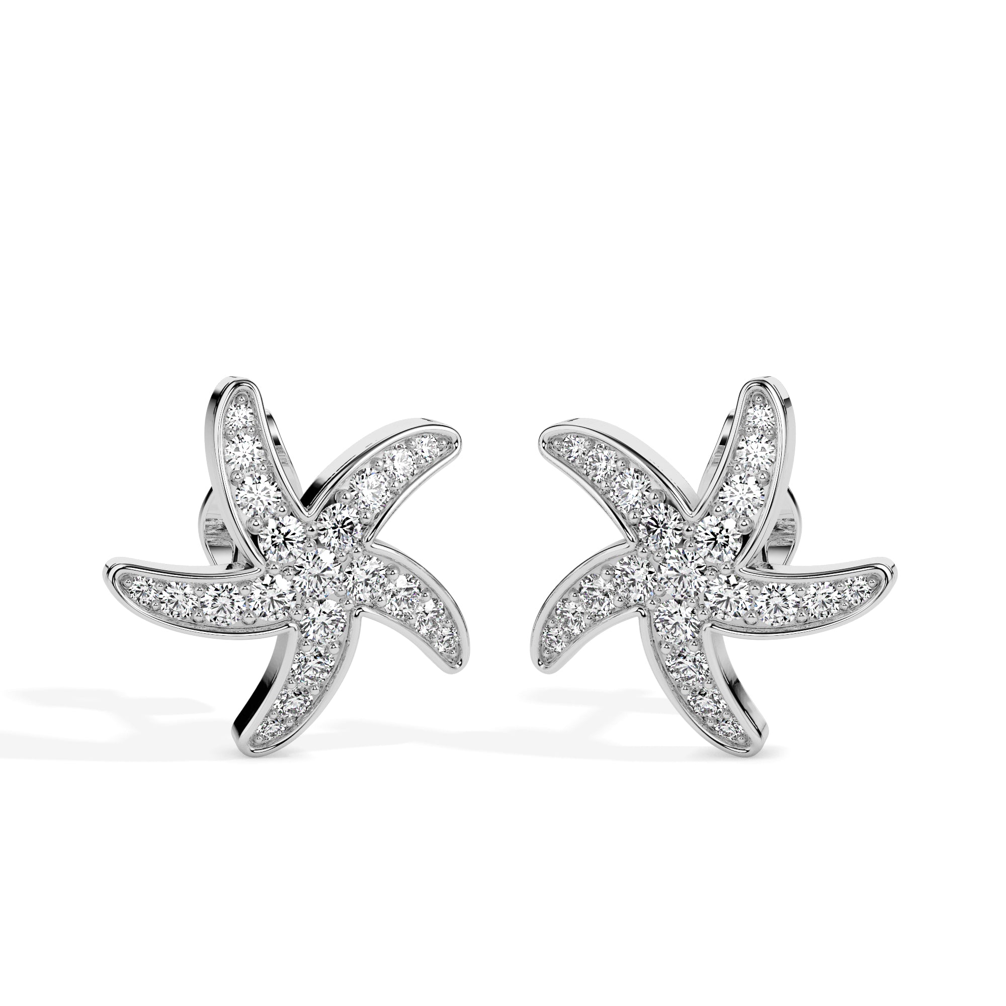 Starfish Diamond Studs: Sparkling Ocean-Inspired Elegance Audiam