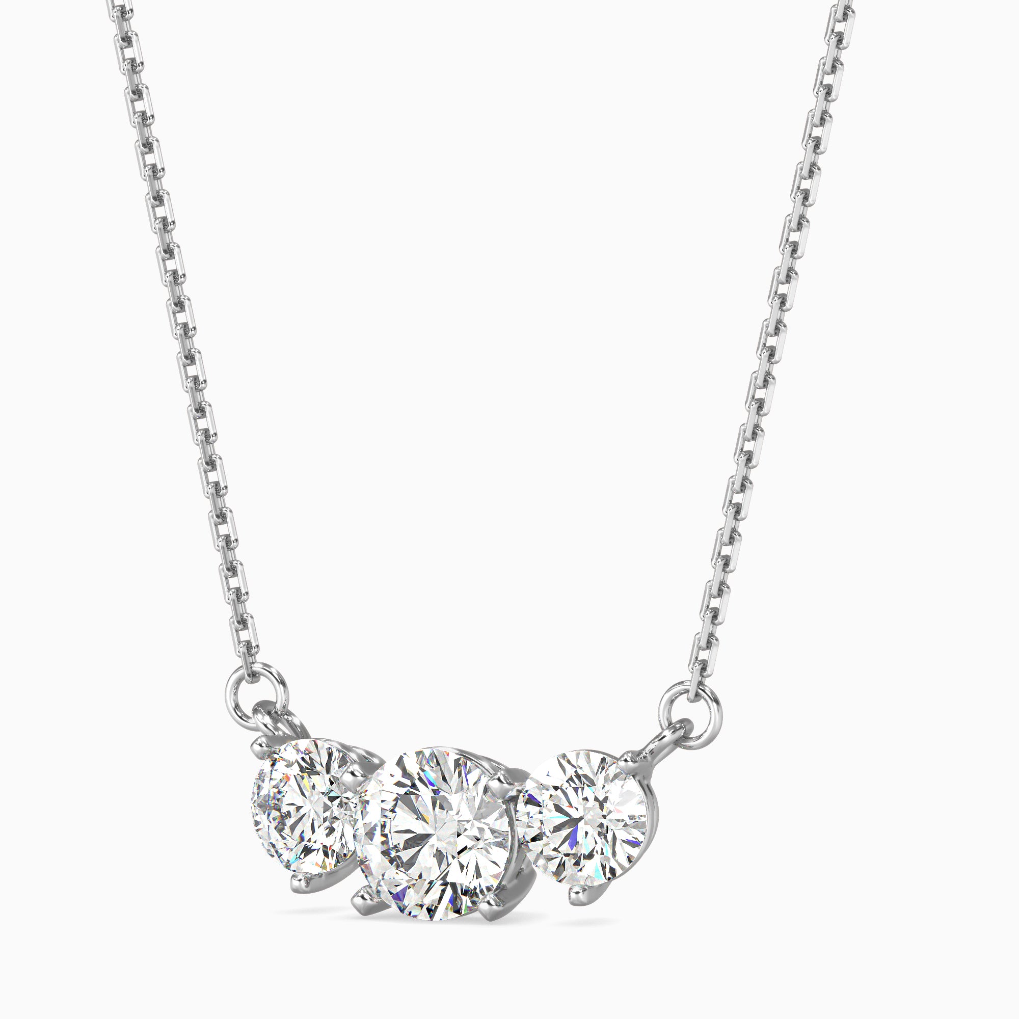 Three-Stone Journey Diamond Pendant Audiam