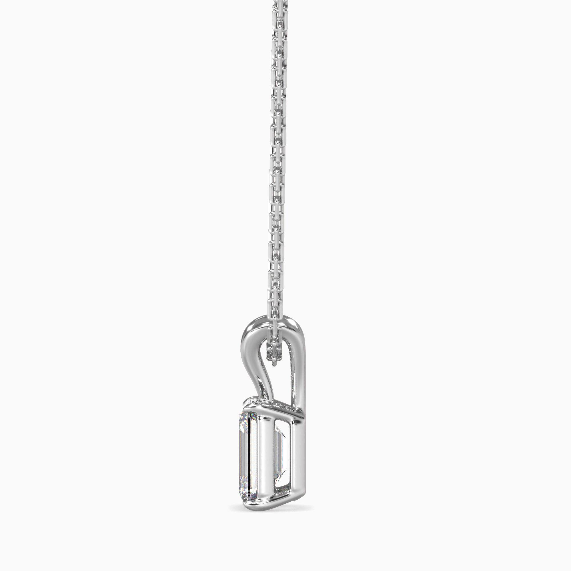 Emerald Cut Diamond Pendant: An Icon of Sophistication Audiam