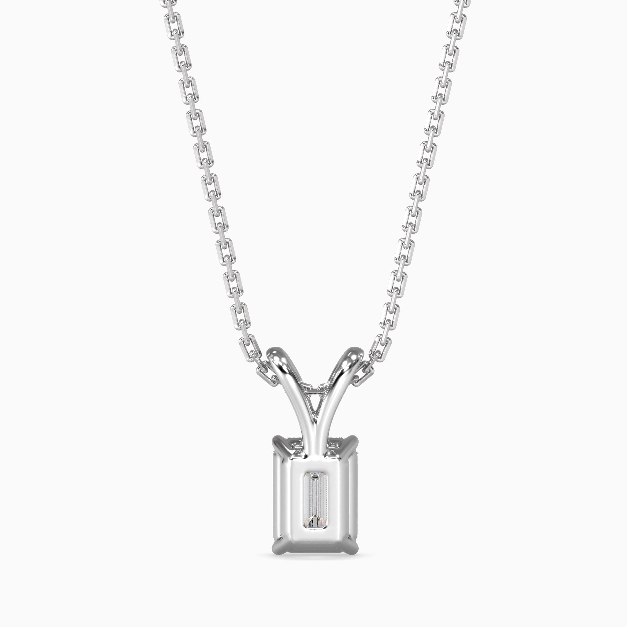 Emerald Cut Diamond Pendant: An Icon of Sophistication Audiam